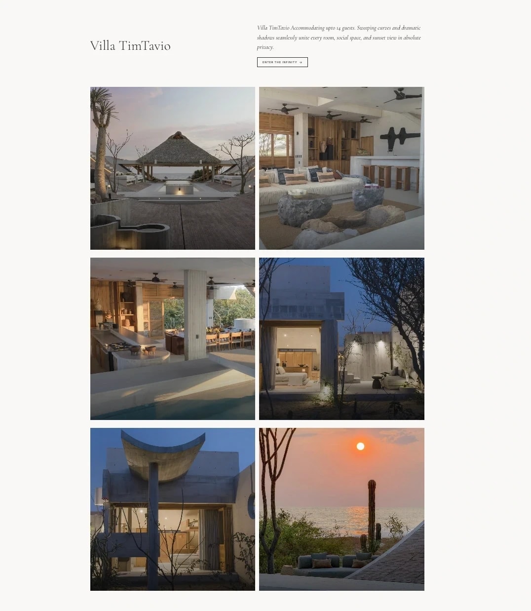 Lookbook — the villa